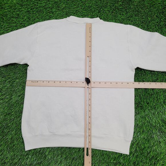 Vintage 80s Lambda-Chi-Alpha Cropped Sweatshirt S/M 19x23 - Picture 4 of 14